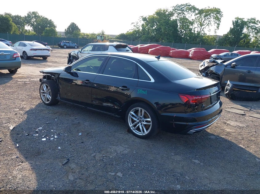 Vin: waudaaf46mn006826, lot: 46120385, audi a4 premium 45 tfsi s line quattro s tronic 20213
