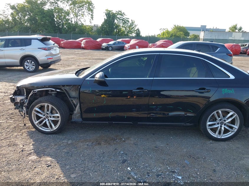2021 Audi A4 Premium 45 Tfsi S Line Quattro S Tronic VIN: WAUDAAF46MN006826 Lot: 45621919