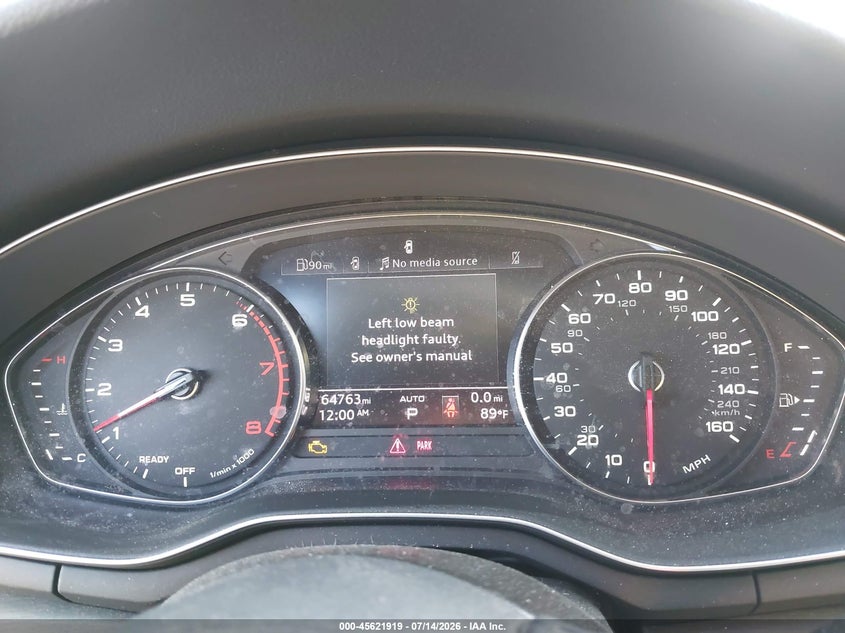 2021 Audi A4 Premium 45 Tfsi S Line Quattro S Tronic VIN: WAUDAAF46MN006826 Lot: 45621919