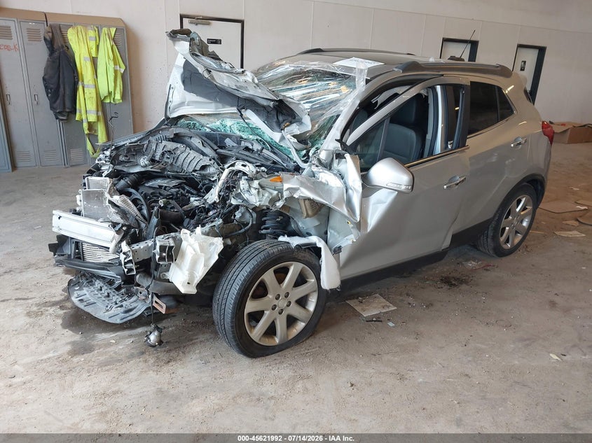 Vin: kl4cjcsb4fb253095, lot: 46120458, buick encore leather 20152