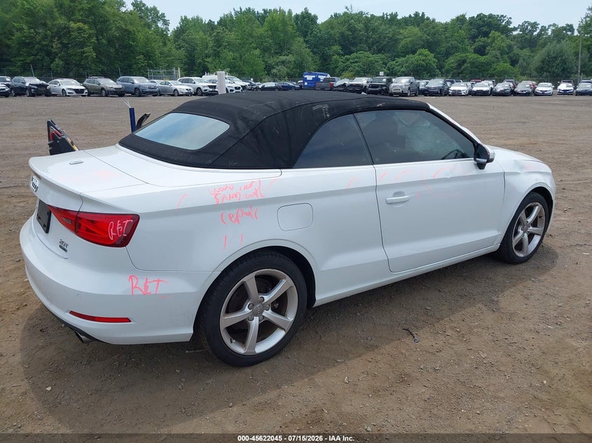 2015 Audi A3 2.0T Premium VIN: WAU7FLFF1F1081357 Lot: 45622045