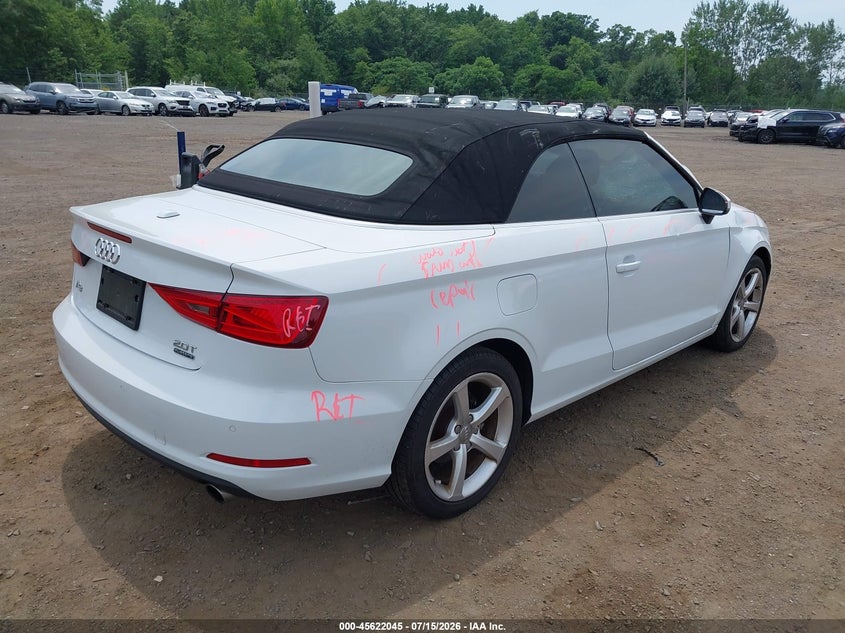 2015 Audi A3 2.0T Premium VIN: WAU7FLFF1F1081357 Lot: 45622045