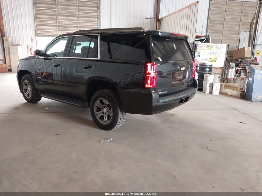 Vin: 1gnskaecxjr297746, lot: 46120513, chevrolet tahoe ls 20183