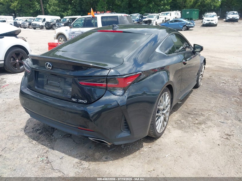 Vin: jthdz5bc4l5023007, lot: 46120522, lexus rc 350 20204