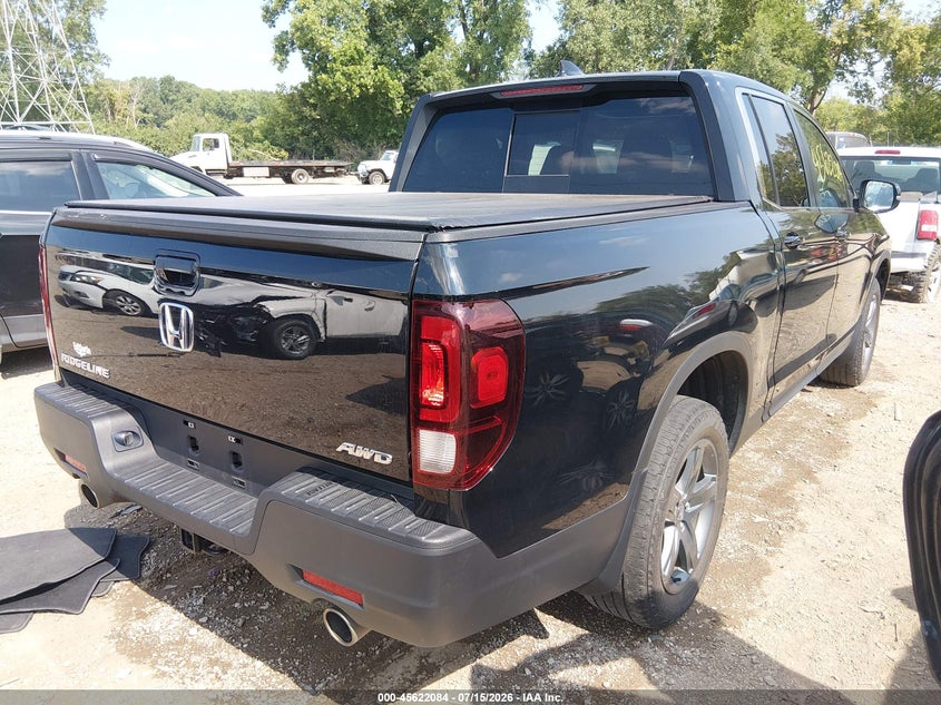 Vin: 5fpyk3f55pb056052, lot: 46120550, honda ridgeline rtl 20234