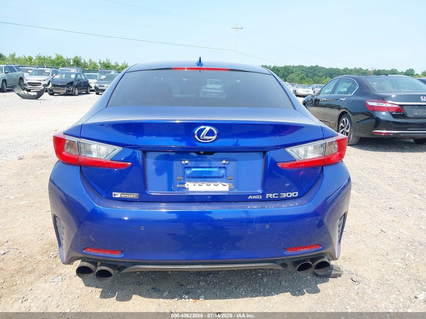 2016 Lexus Rc 300 VIN: JTHSM5BCXG5001900 Lot: 45622086
