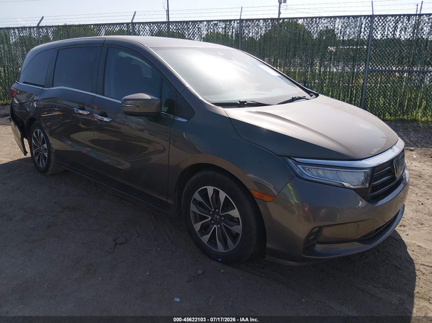 Vin: 5fnrl6h73mb001895, lot: 46120569, honda odyssey ex-l 2021 img_1