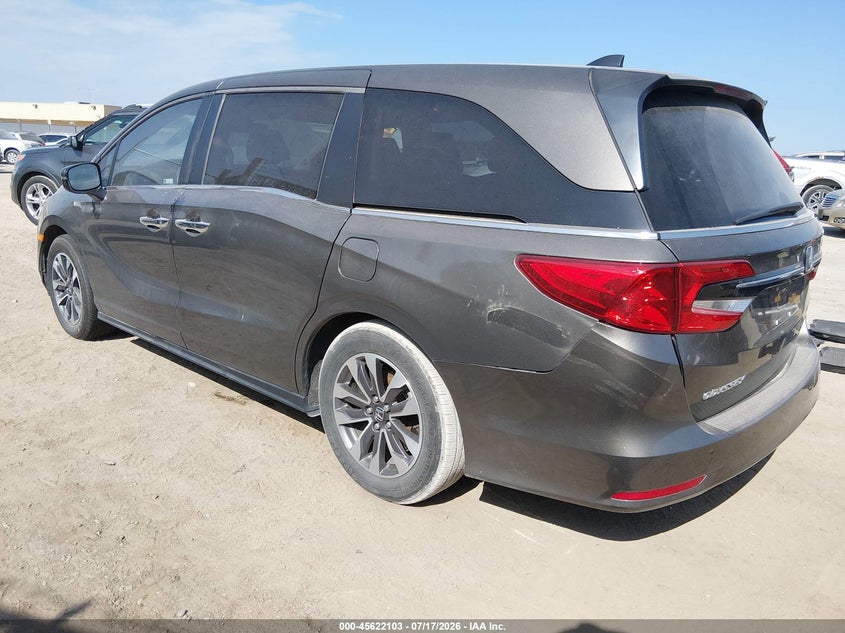 Vin: 5fnrl6h73mb001895, lot: 46120569, honda odyssey ex-l 20213