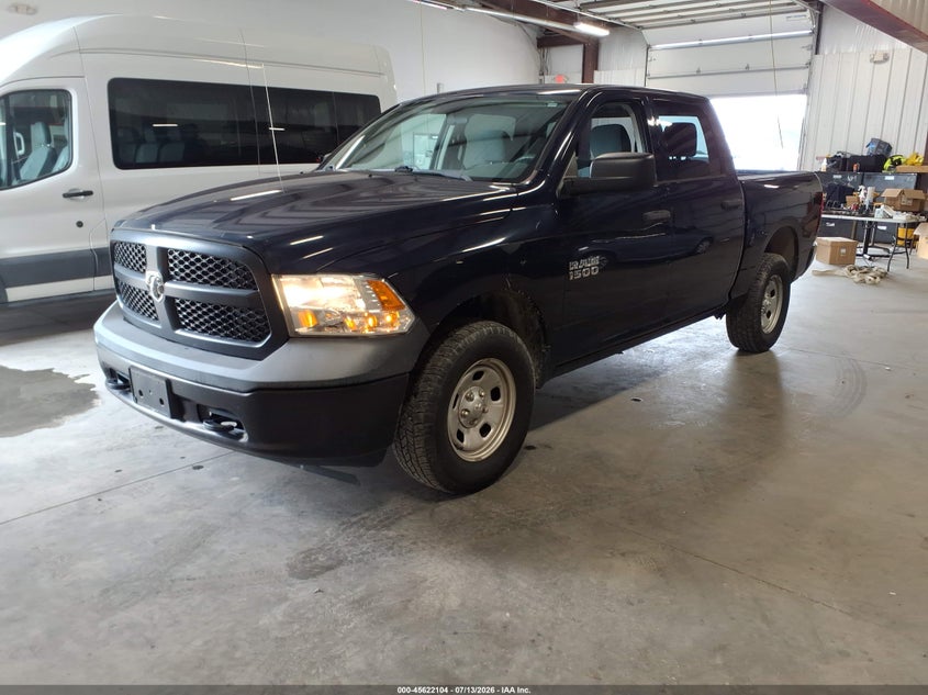 Vin: 1c6rr7kg0js306743, lot: 46120570, ram 1500 tradesman  4x4 5'7 box 20182