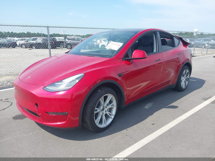 2022 TESLA MODEL Y auction photo 2