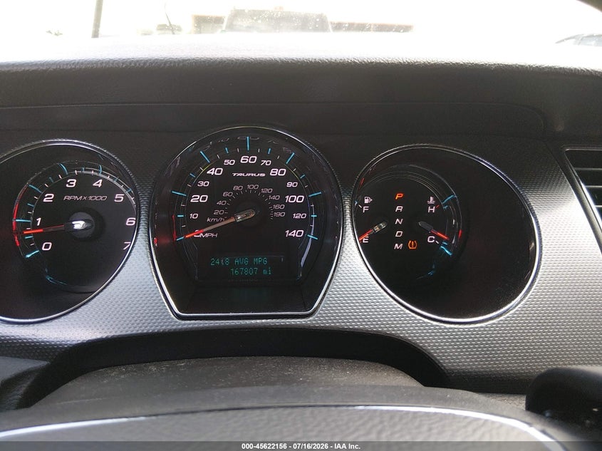 2011 Ford Taurus Sel VIN: 1FAHP2EW0BG125605 Lot: 45622156