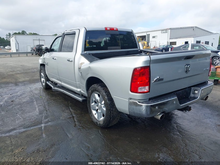 Vin: 3c6rr7lt2hg660535, lot: 46120628, ram 1500 big horn  4x4 5'7 box 20173
