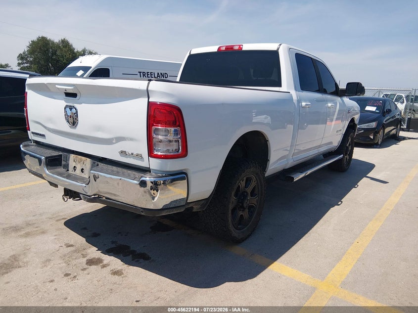 Vin: 3c6ur5dl8mg676875, lot: 46120660, ram 2500 big horn  4x4 6'4 box 20214