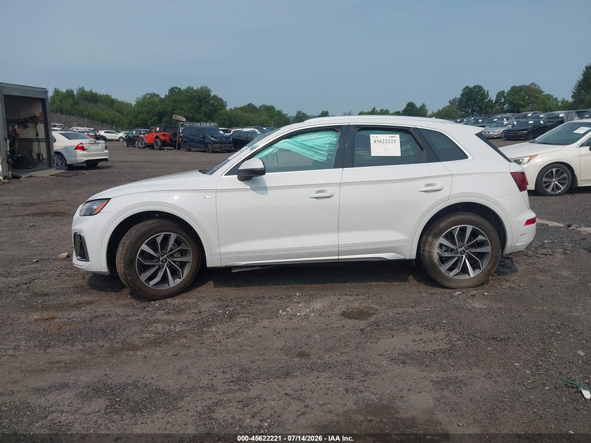 2023 Audi Q5 Premium Plus 45 Tfsi S Line Quattro VIN: WA1EAAFY2P2019342 Lot: 45622221