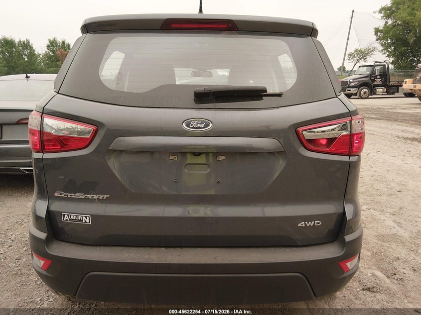 2021 Ford Ecosport S VIN: MAJ6S3FL0MC403638 Lot: 45622254