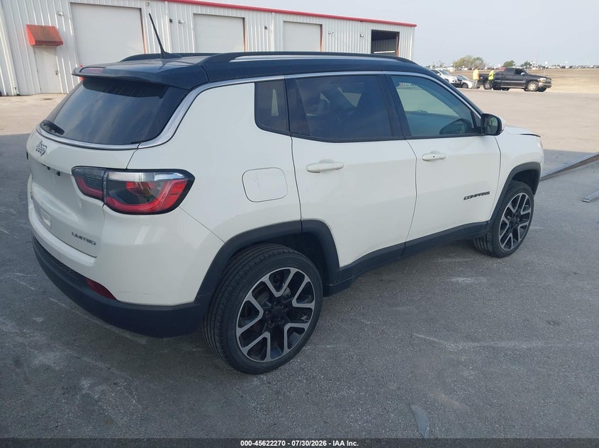 Vin: 3c4njdcb9jt177433, lot: 46120736, jeep compass limited 4x4 20184