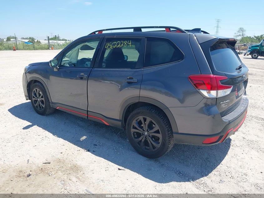 Vin: jf2skajc8nh450152, lot: 46120750, subaru forester sport 20223