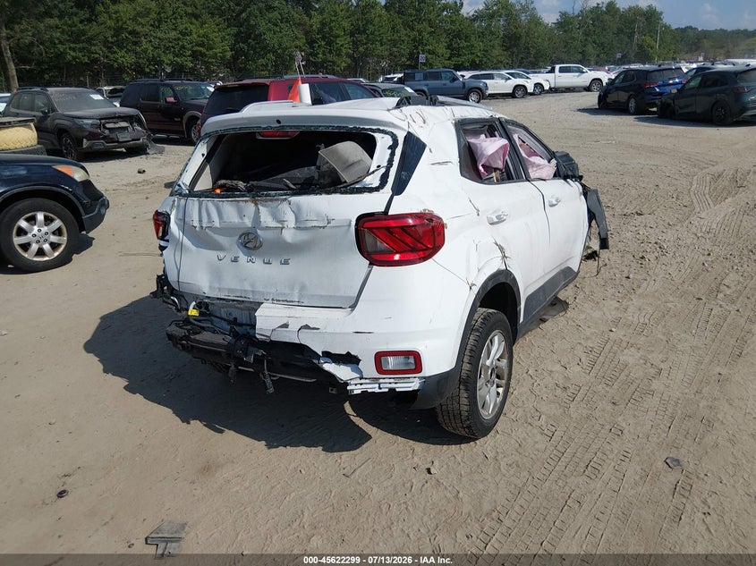Vin: kmhrc8a30lu013782, lot: 46120765, hyundai venue sel 20204
