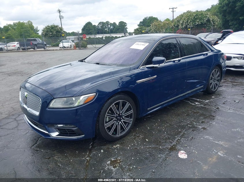 Vin: 1ln6l9rp8j5612565, lot: 46120767, lincoln continental reserve 20182