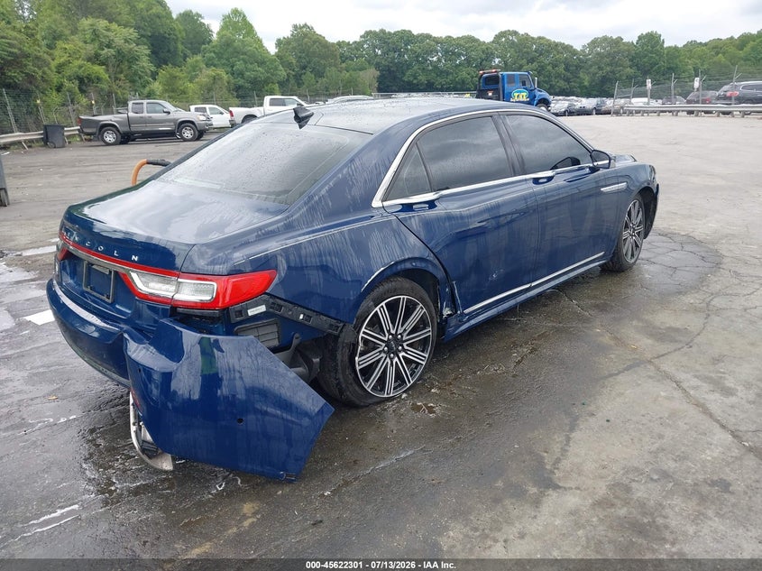 Vin: 1ln6l9rp8j5612565, lot: 46120767, lincoln continental reserve 20184
