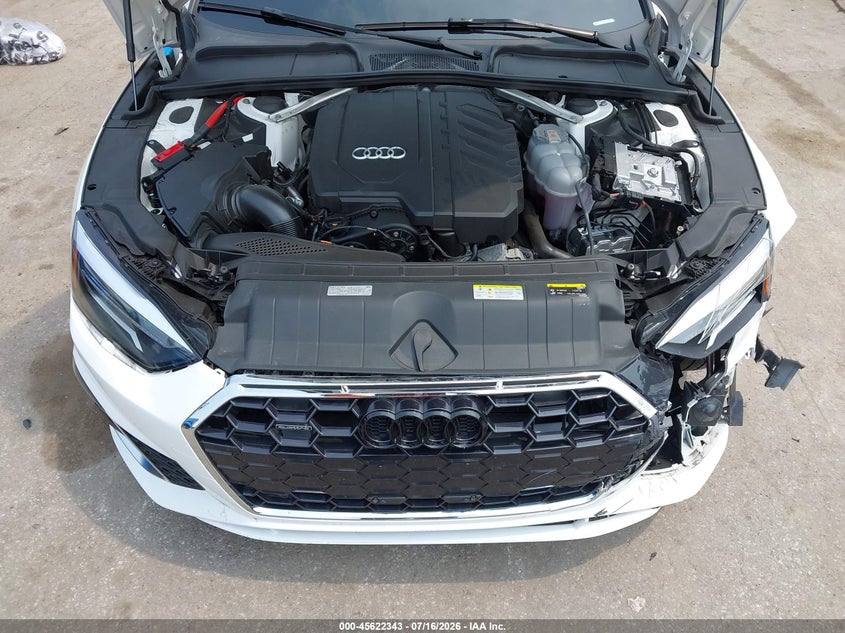 2022 Audi A5 Sportback Premium 45 Tfsi S Line Quattro S Tronic VIN: WAUDACF58NA029361 Lot: 45622343