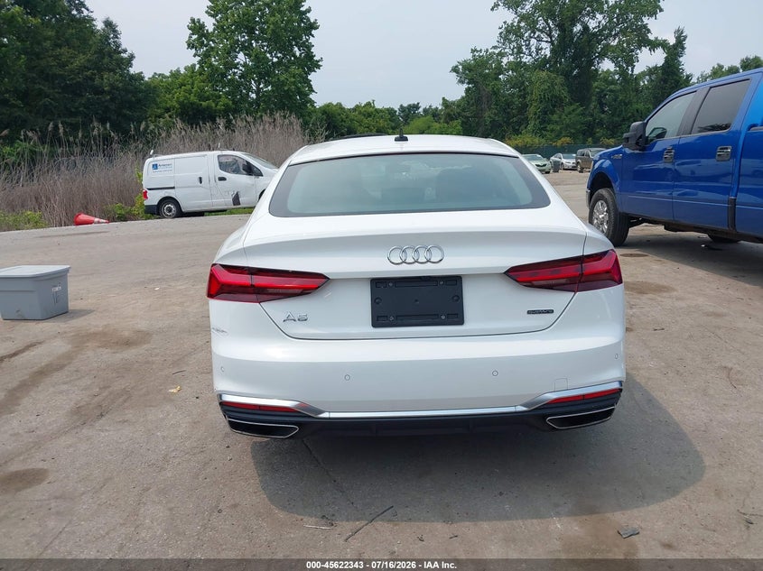2022 Audi A5 Sportback Premium 45 Tfsi S Line Quattro S Tronic VIN: WAUDACF58NA029361 Lot: 45622343