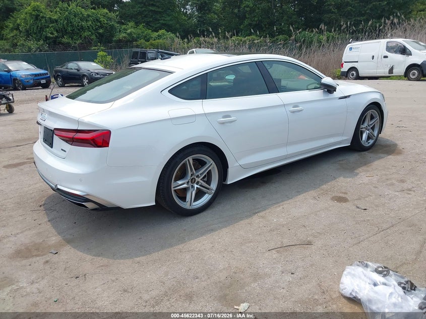 Vin: waudacf58na029361, lot: 46120809, audi a5 sportback premium 45 tfsi s line quattro s tronic 20224