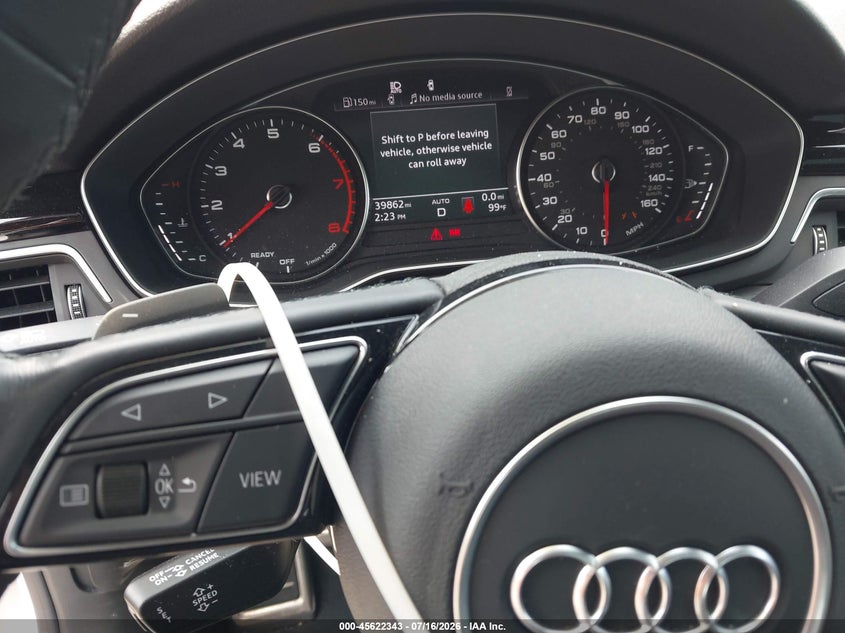 2022 Audi A5 Sportback Premium 45 Tfsi S Line Quattro S Tronic VIN: WAUDACF58NA029361 Lot: 45622343