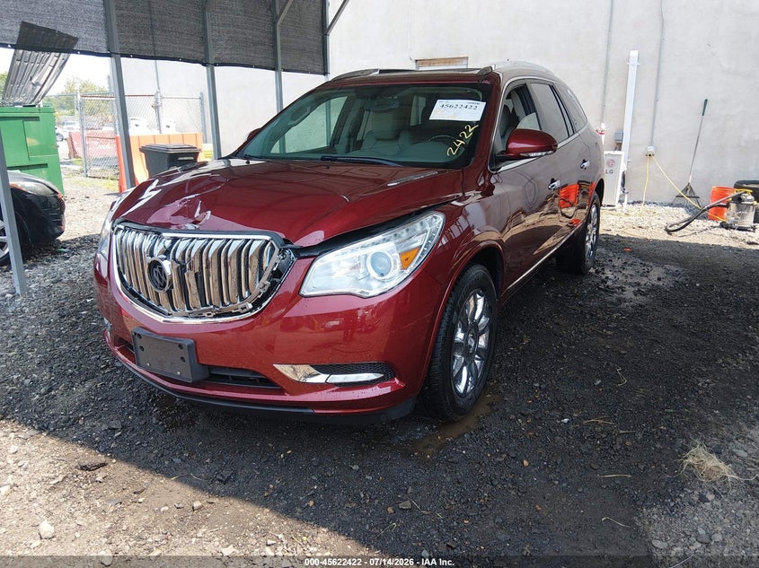 Vin: 5gakrbkd4fj161174, lot: 46120888, buick enclave leather 20152