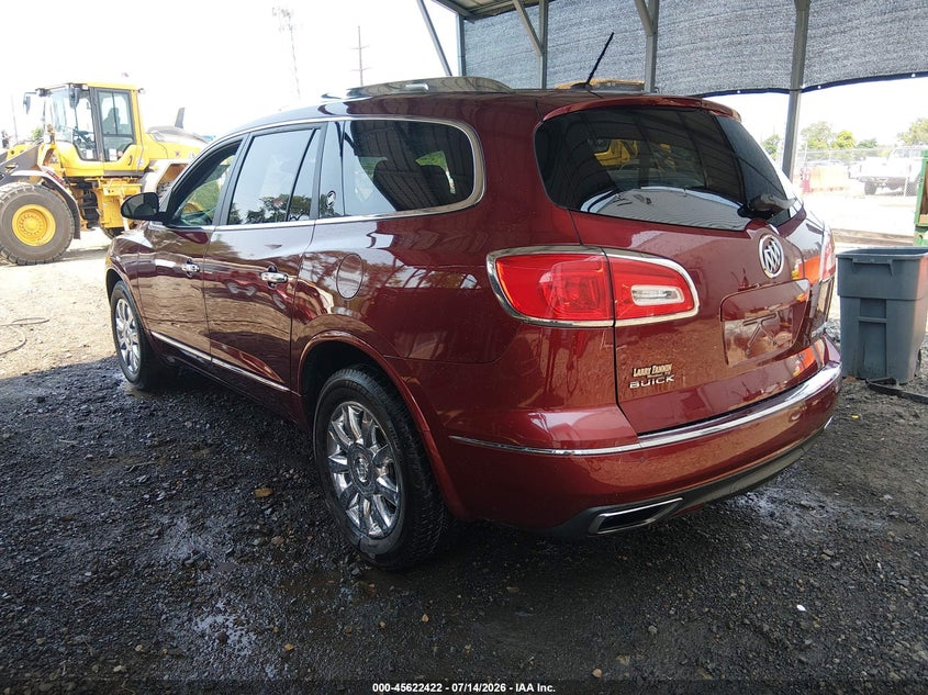 Vin: 5gakrbkd4fj161174, lot: 46120888, buick enclave leather 20153