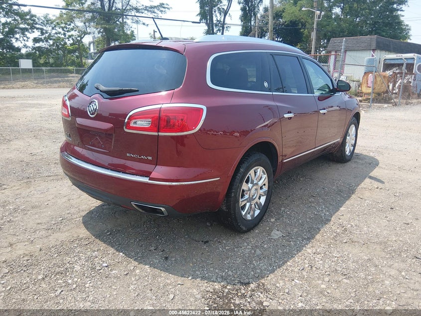 Vin: 5gakrbkd4fj161174, lot: 46120888, buick enclave leather 20154