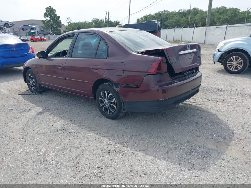 2002 HONDA CIVIC auction photo 3