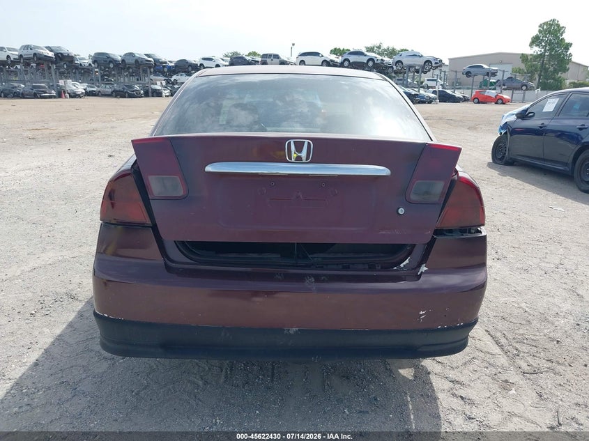 2002 HONDA CIVIC auction photo 6