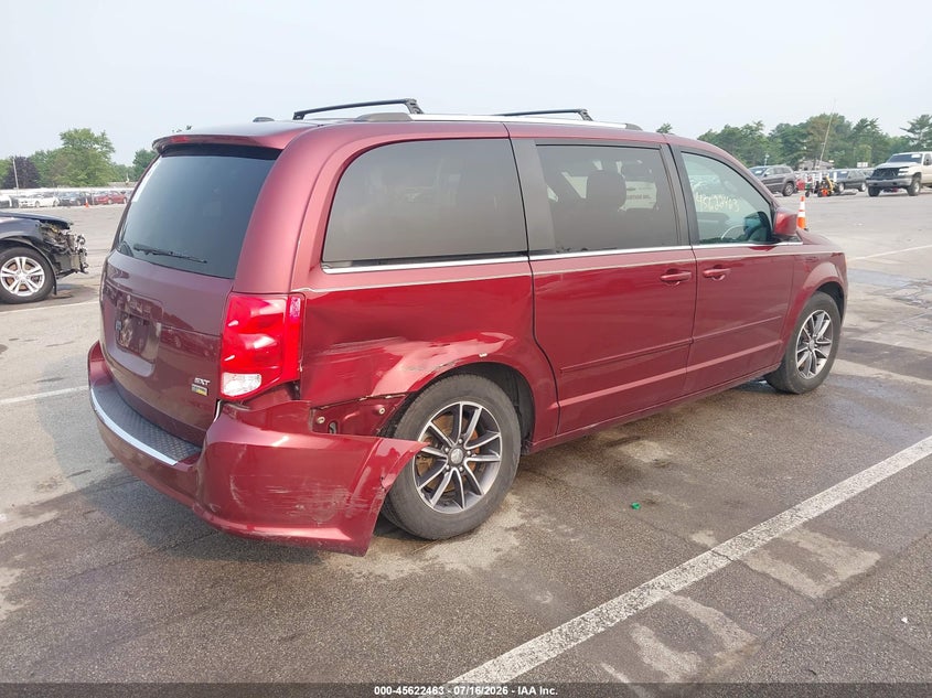 Vin: 2c4rdgcg7hr600139, lot: 46120929, dodge grand caravan sxt 20174