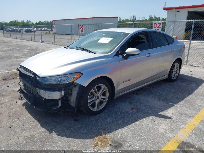 2018 Ford Fusion, Front End, IAAI, VIN 3FA6P0LU0JR226907 — photo 2