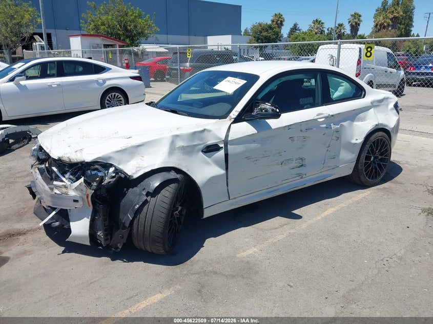 Vin: wbs2u7c02m7h03528, lot: 46120975, bmw m2 competition 20212