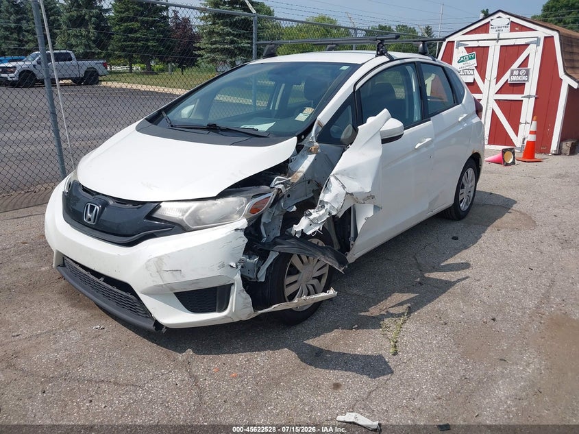 2016 Honda Fit Lx VIN: JHMGK5H50GX033666 Lot: 45622528