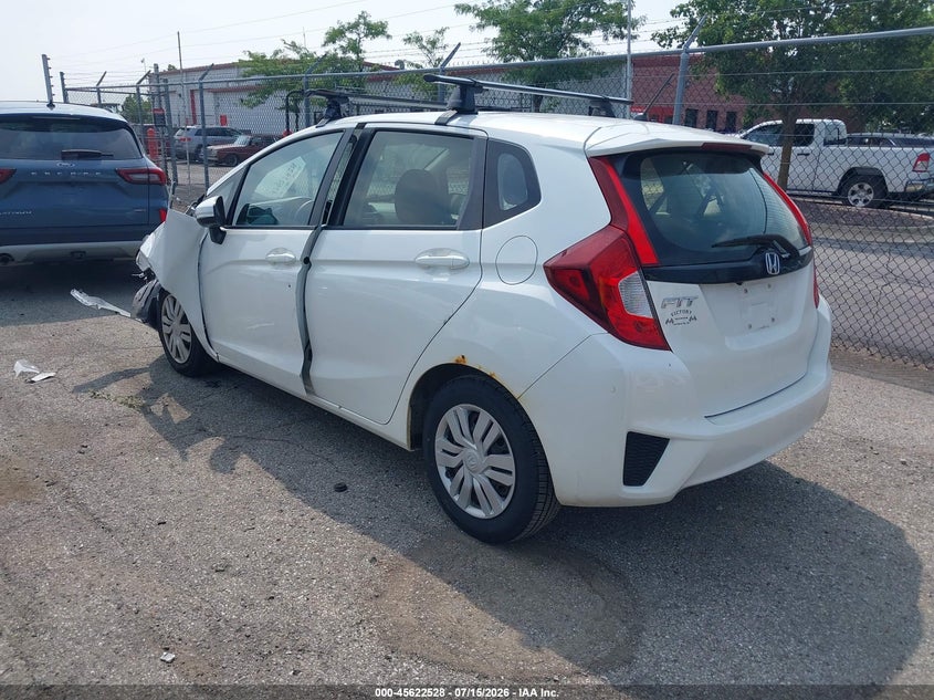 2016 Honda Fit Lx VIN: JHMGK5H50GX033666 Lot: 45622528