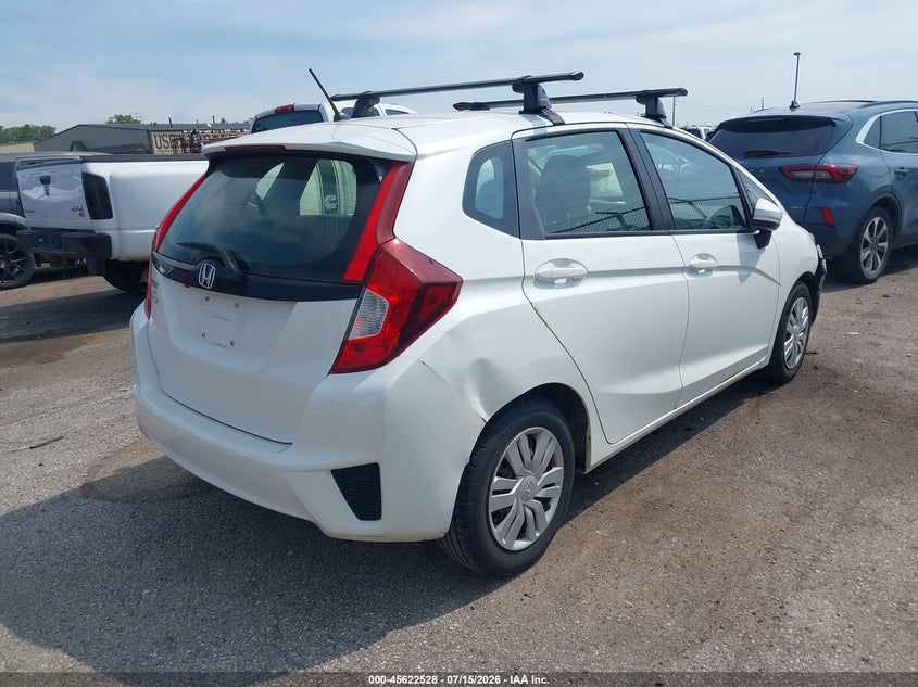 2016 Honda Fit Lx VIN: JHMGK5H50GX033666 Lot: 45622528