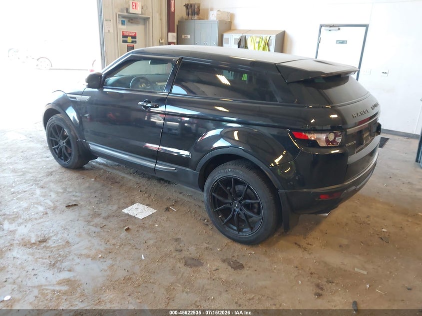 Vin: salvr1bg7dh785662, lot: 46121001, land rover range rover evoque pure plus 20133