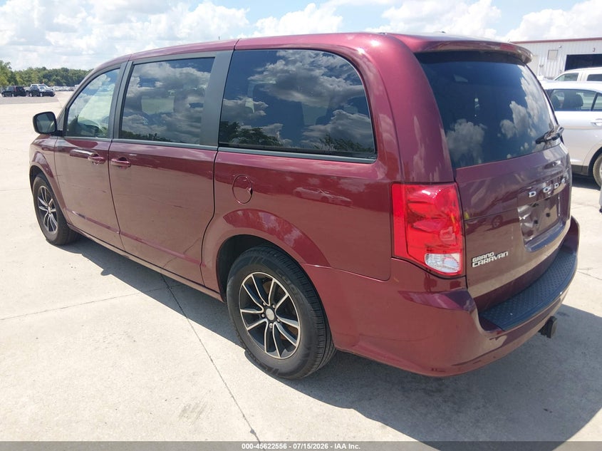 Vin: 2c4rdgbg8jr151772, lot: 46121023, dodge grand caravan se plus 20183
