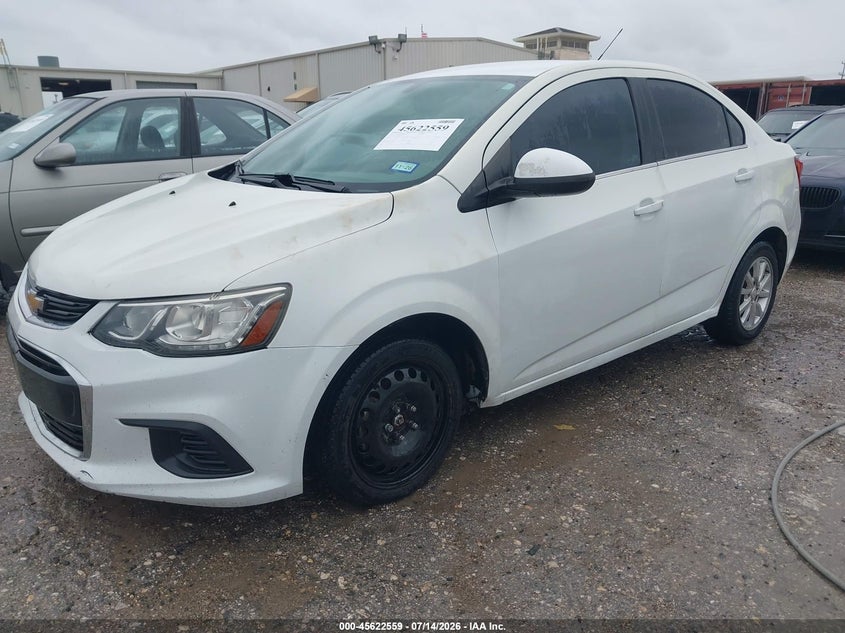 Vin: 1g1jd5sh4h4129171, lot: 46121025, chevrolet sonic lt auto 20172