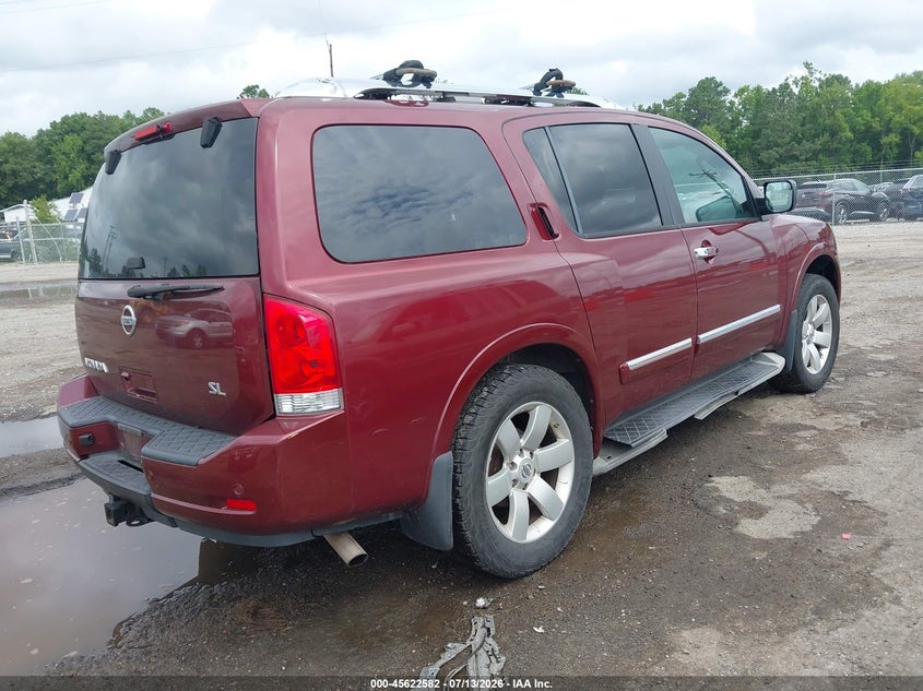 Vin: 5n1aa0nc8cn602457, lot: 46121048, nissan armada sl 20124