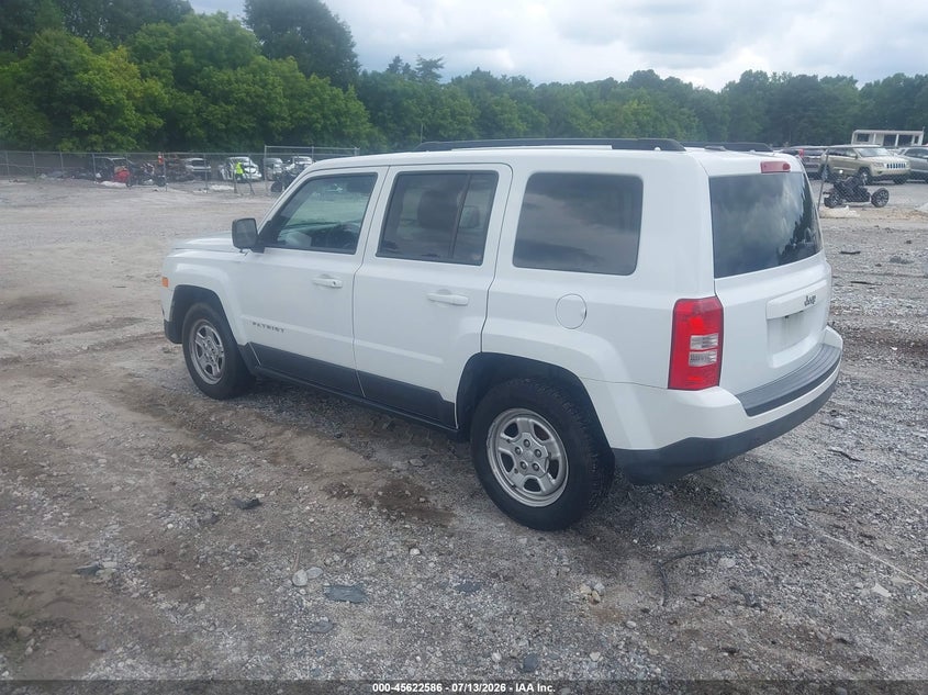 JEEP PATRIOT 2017 VIN 1C4NJPBA5HD149767