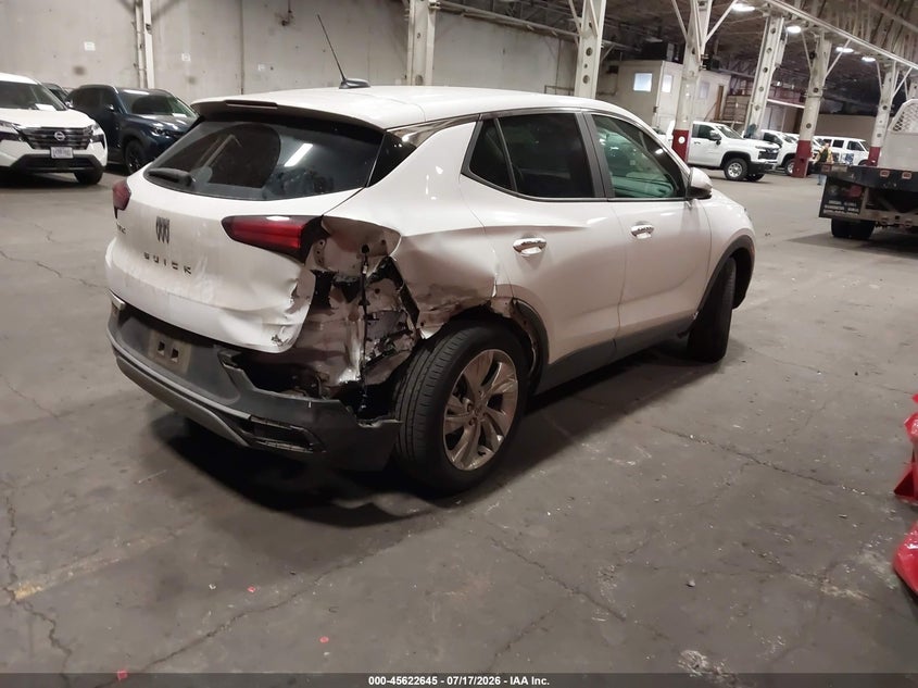 Vin: kl4ambs21rb182614, lot: 46121110, buick encore gx preferred fwd 20244