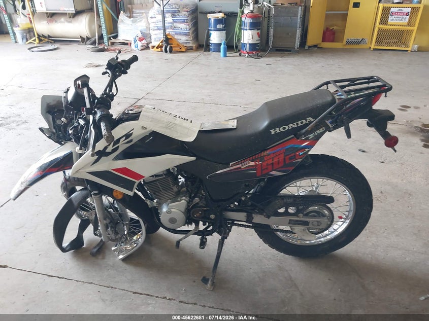 2023 Honda Xr150L E VIN: 3H1KD1315PD000375 Lot: 45622681