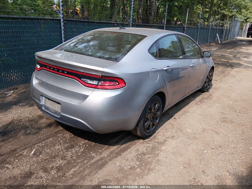 2015 DODGE DART auction photo 4