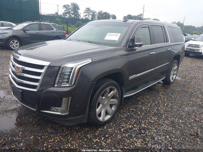 Vin: 1gys4hkj3jr164089, lot: 46121231, cadillac escalade esv luxury 20182