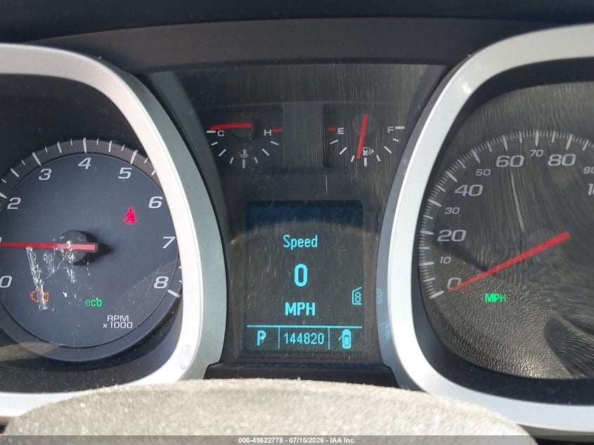 2011 CHEVROLET EQUINOX SPORT UTILITY VEHICLE 2.4L I-4 DI, DOHC, VVT, 182HP