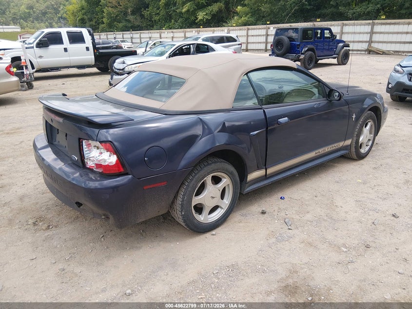 2001 FORD MUSTANG CABRIO 3.8L V-6 193HP